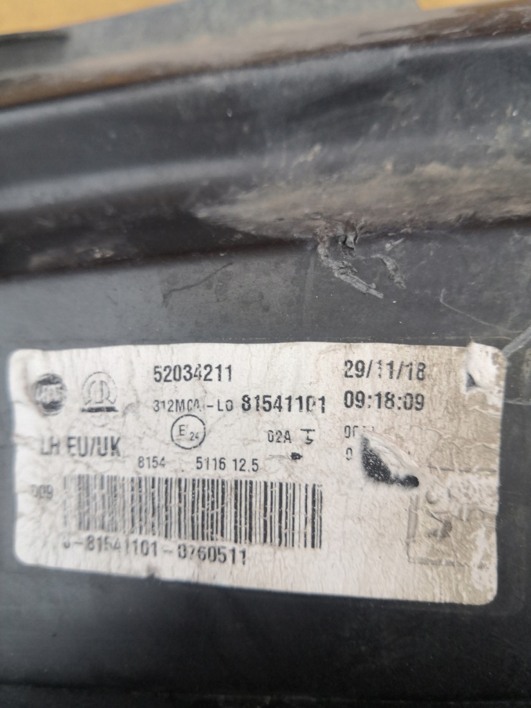 фото №7, Протитуманні фари лівий+ правий fiat 500 rok-2018