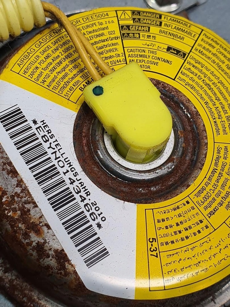 фото №6, Подушка подушка безопасности air bag пассажира citroen c1 e8yn0143466