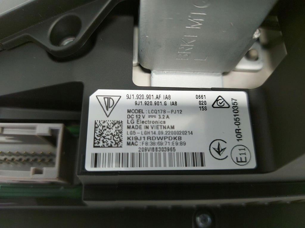 фото №7, Porsche taycan 4s 9j1 2022 лічильник прилади дисплей oryg електрик