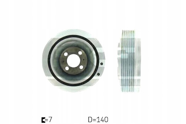 фото №2, Шків колінчастого вала колінчастого iveco daily iv fiat duc