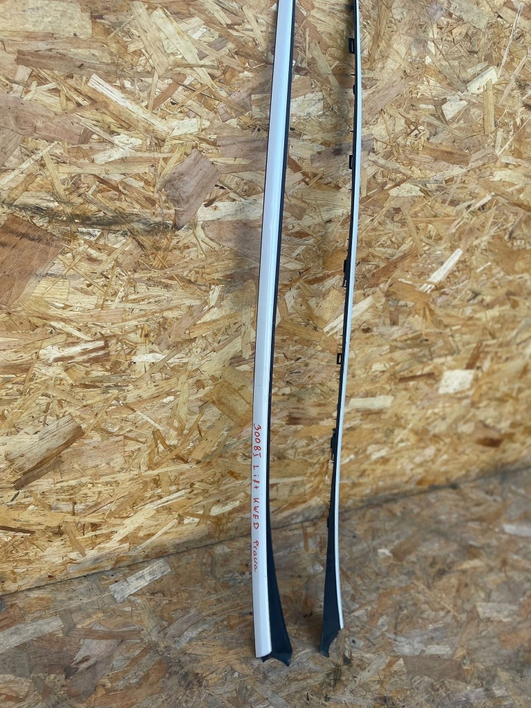 фото №5, Peugeot 3008 i накладки стекло лобовое белый перламутр комплект