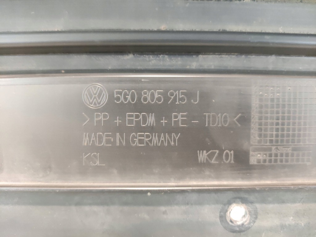 фото №10, Vw volkswagen golf vii 7 спойлер бампера перед 5g0805915j