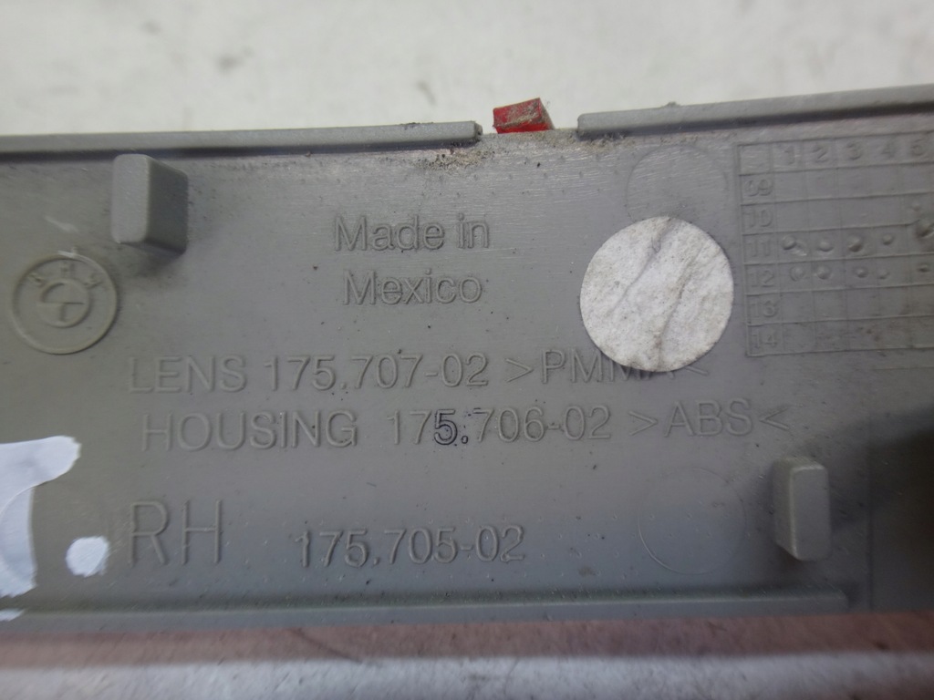 фото №5, Світло відбивний бампера задня відбивач правий праве bmw x3 f25