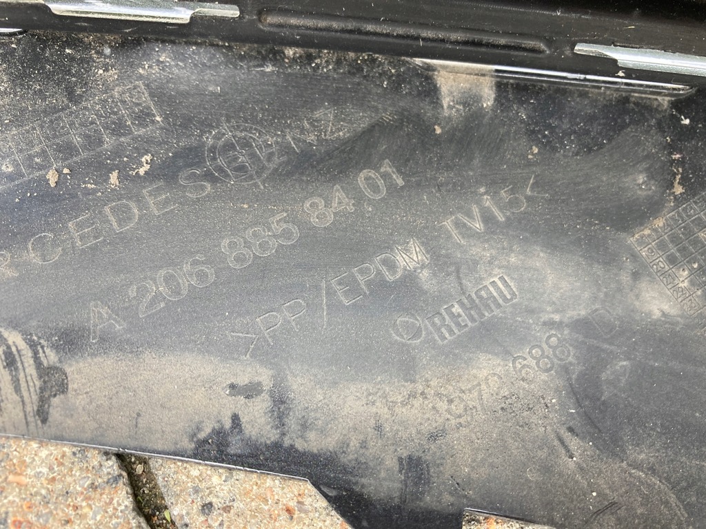 фото №14, Mercedes c w206 amg 21- бампер перед pdc