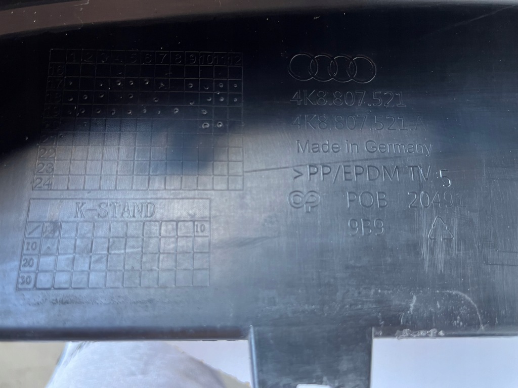 фото №10, Спойлер накладка бампера задняя задняя audi a7 c8 4k8 4k8807521