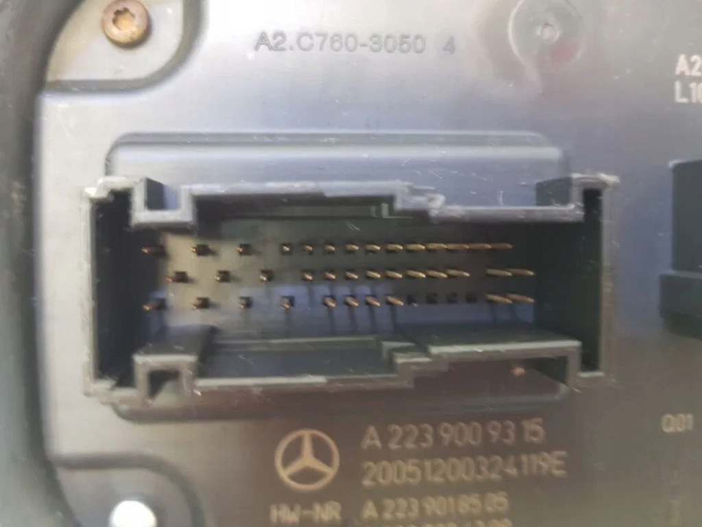 фото №7, Модуль преобразователь лампы led mercedes w223 s klasa a2239009315 a2c760279