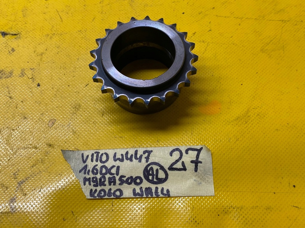 фото №8, Колесо зубчатое вала vito w447 w205 1.6 dci r9ma500