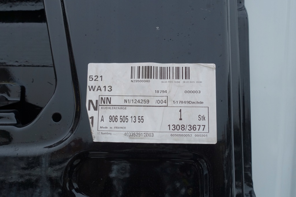 Mercedes sprinter w910 w907 2018- дверь правый  задний правое  задняя с Разборки
