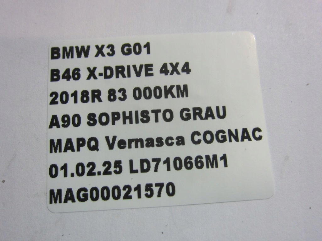 фото №12, Bmw x3 g01 x4 g жгут kawałki электропроводка na разъёмы kawałki разъёмы штекер