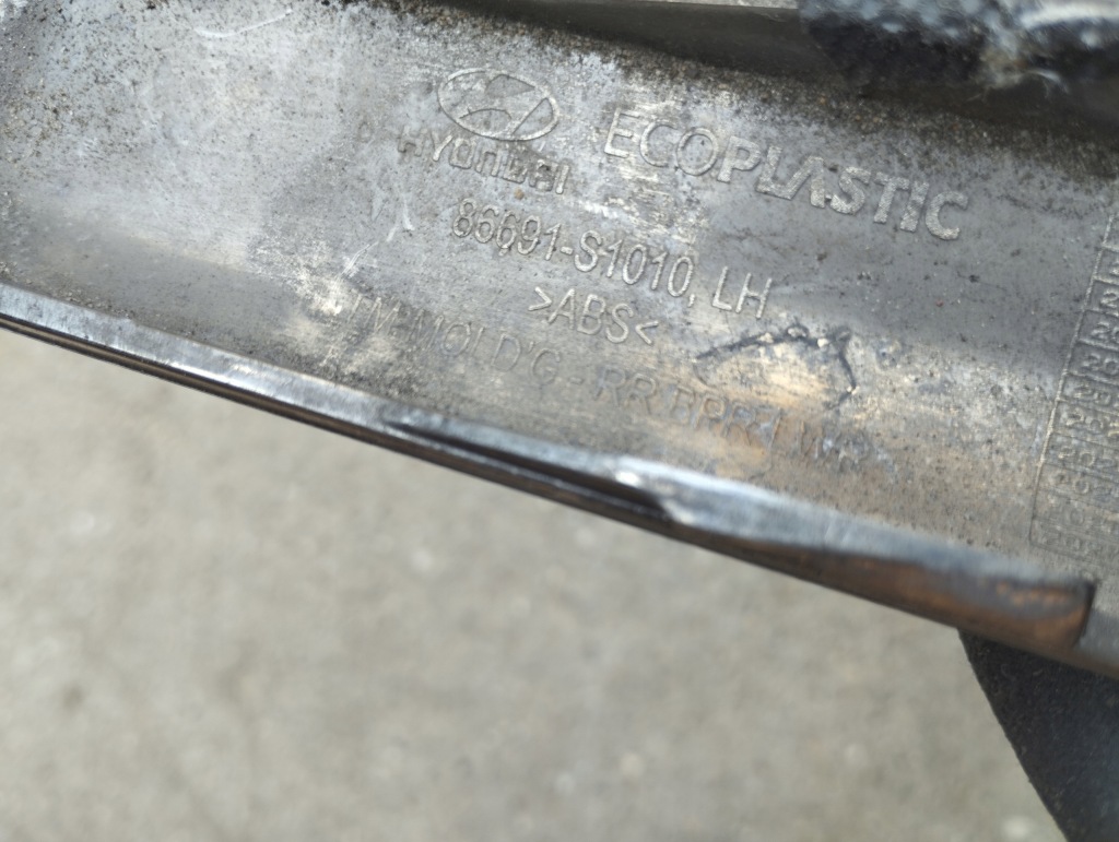 фото №6, Хром молдинг левый задняя hyundai santa fe iv 4 86691-s1010