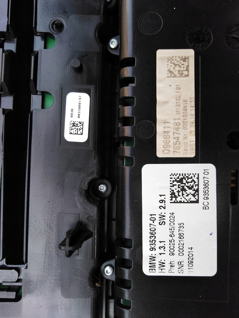 фото №4, Bmw f12 f13 f06 панель кондиционера радио