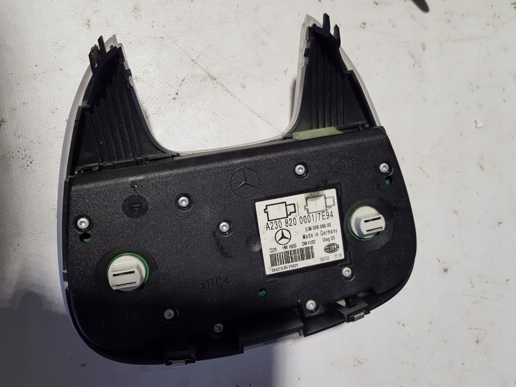 фото №3, Mercedes sl r230 w230 лампа потолочный кабины