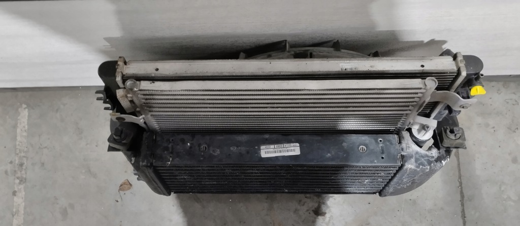 фото №5, Комплект радиатор радиатор вентилятор jeep wrangler jk 2.8 crd