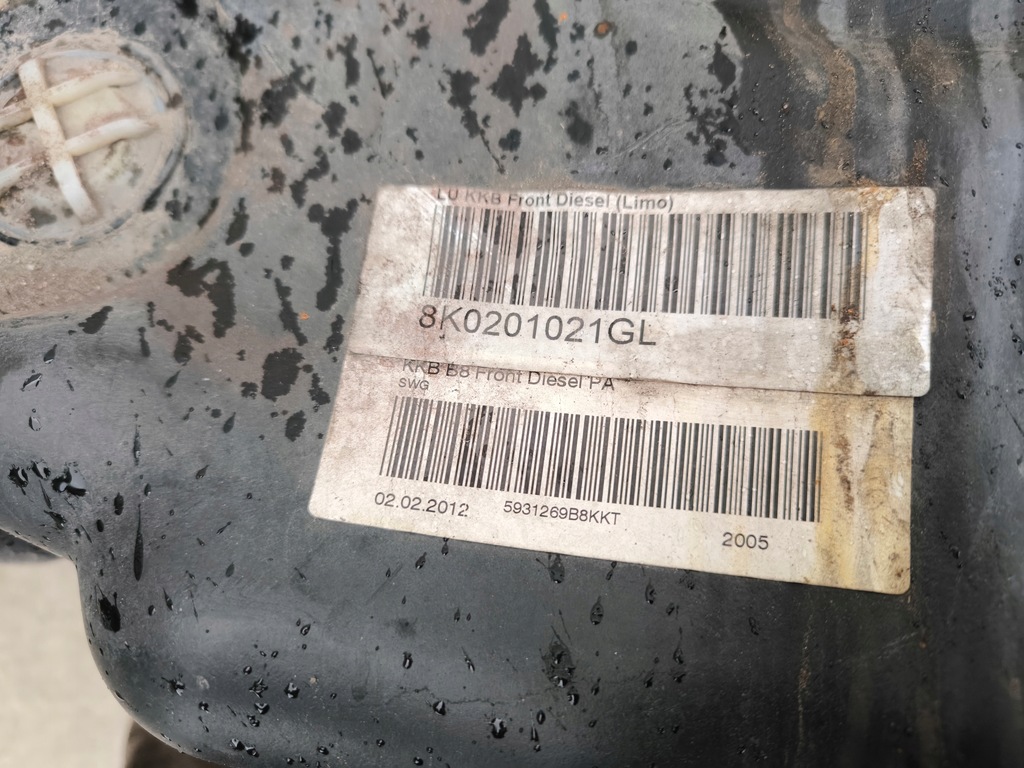 фото №7, Bak бак топлива audi a4 b8 a5 8t 8k0201021gl дизель