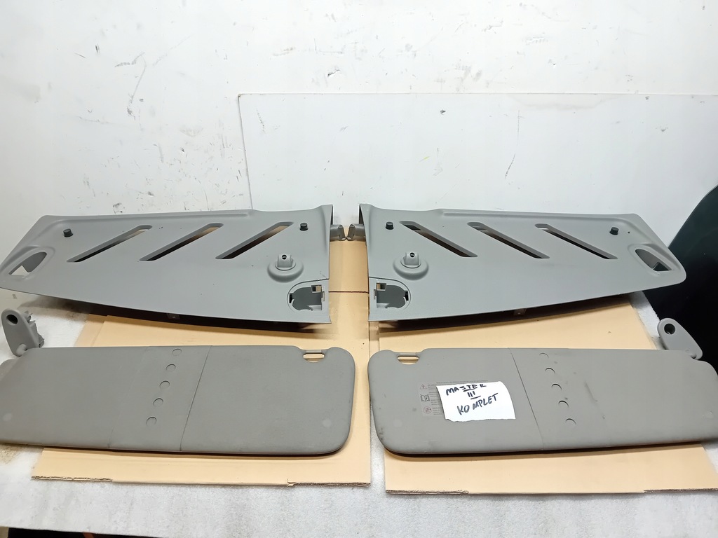 фото №1, Захист сонцезахисні + пластики renault master iii