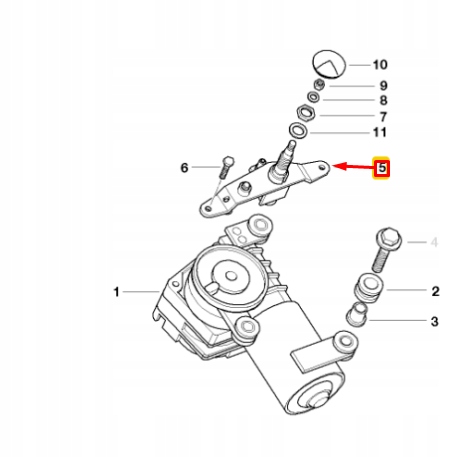 фото №10, Bmw 5 touring e39 підшипник задній двірники oś 61627067893
