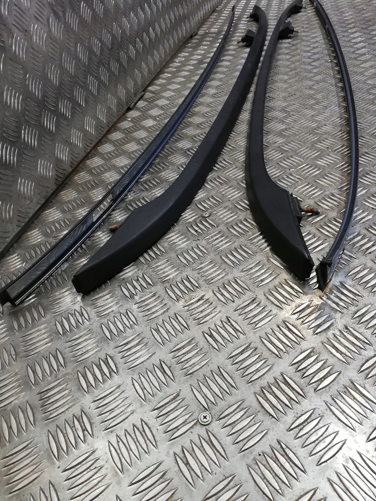 фото №6, Bmw x3 e83 рейлінги дахові чорні комплект накладки