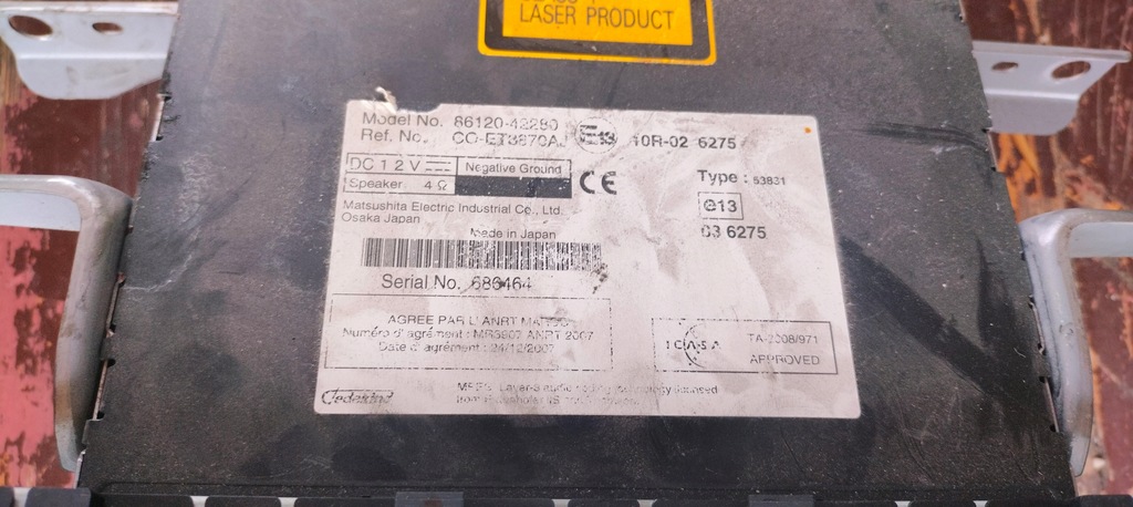 фото №4, Радио toyota rav4 iii 2008-2012 86120-42280