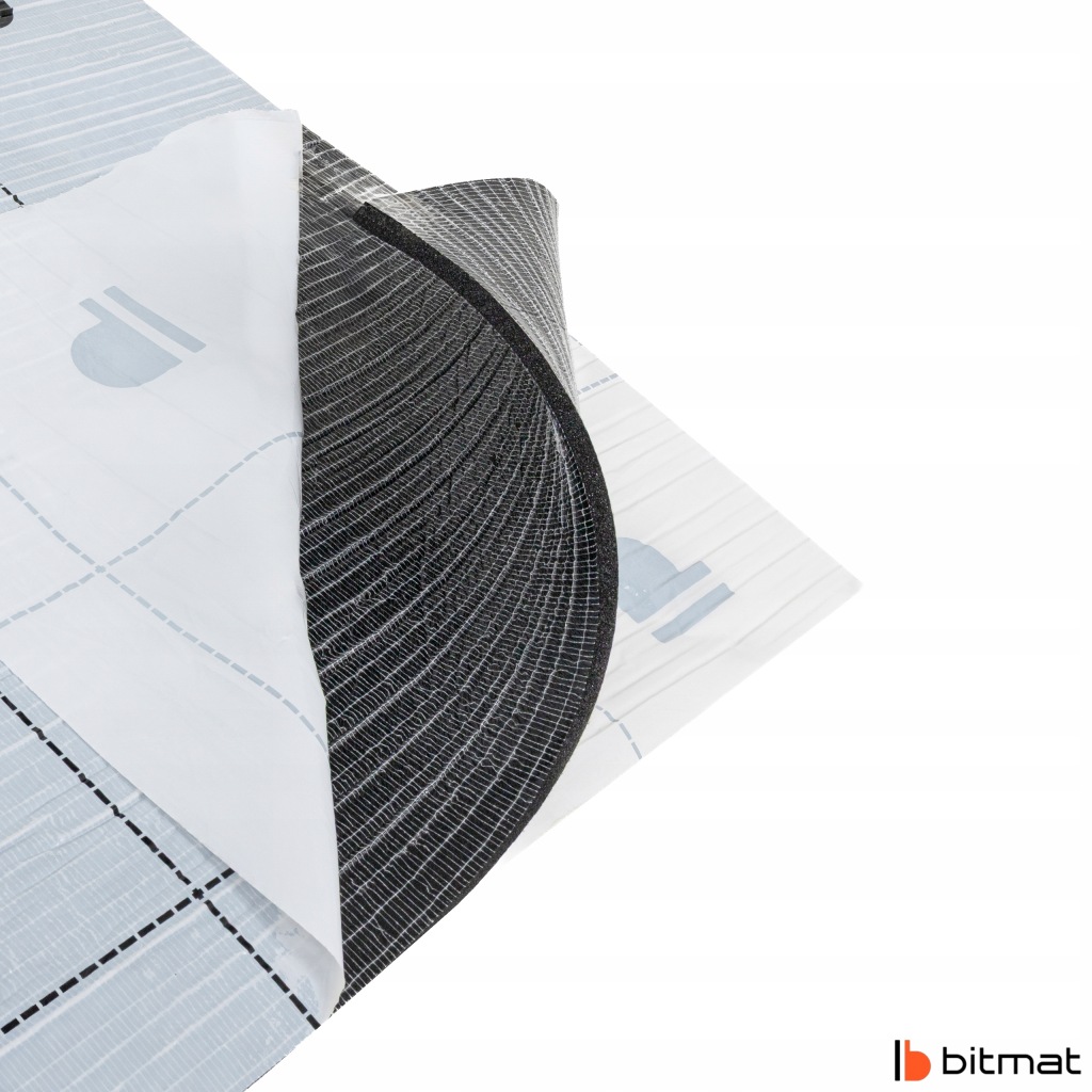 Мат шумоизоляционная samoprzylepna 9mm двусторонний на trzeszczenie пластиков Оригинал