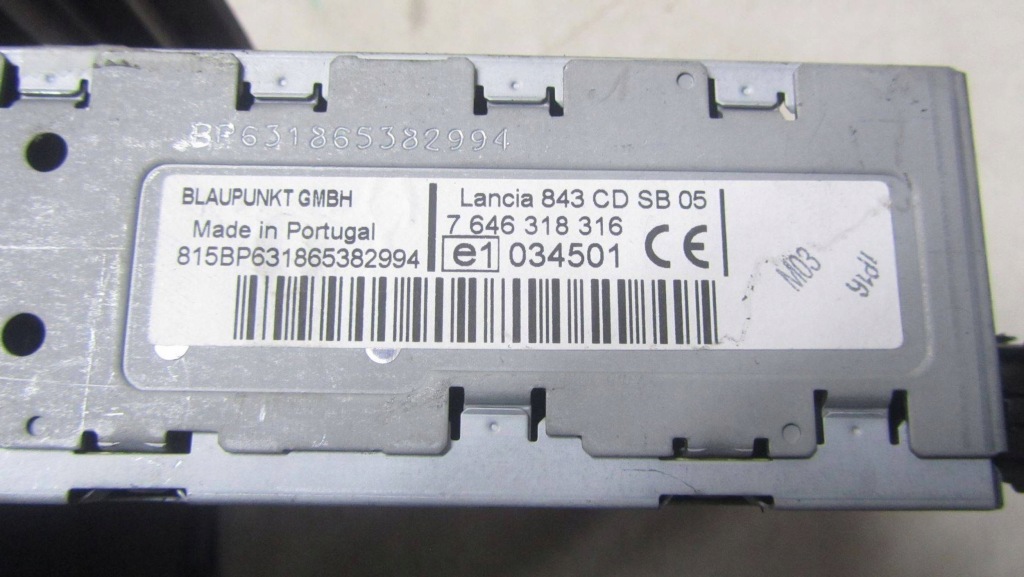 фото №3, Lancia delta iii радио 7646318316 08-