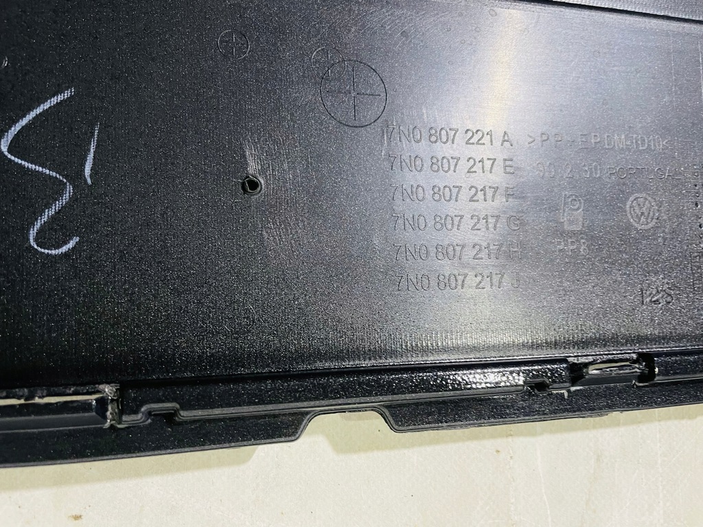 фото №11, Vw sharan 7n0 бампер перед передній 4xpdc 2010-2020 rok