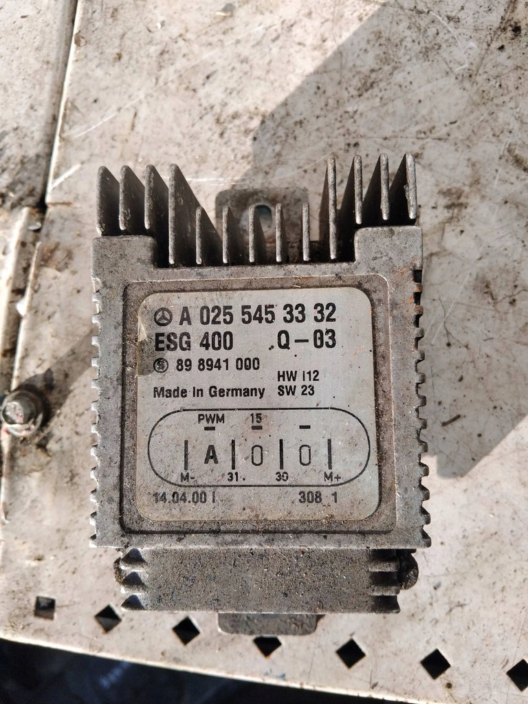 фото №3, Mercedes-benz slk r170 2000 блок управления / модуль вентиляторов