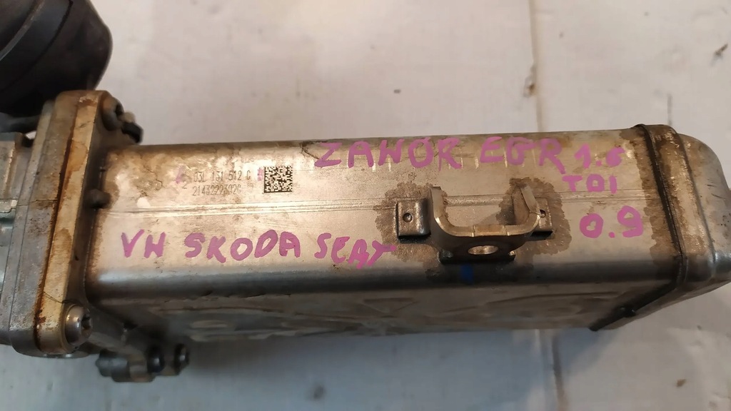 фото №9, Радиатор выхлопных газов egr vw golf vi 03l131512c