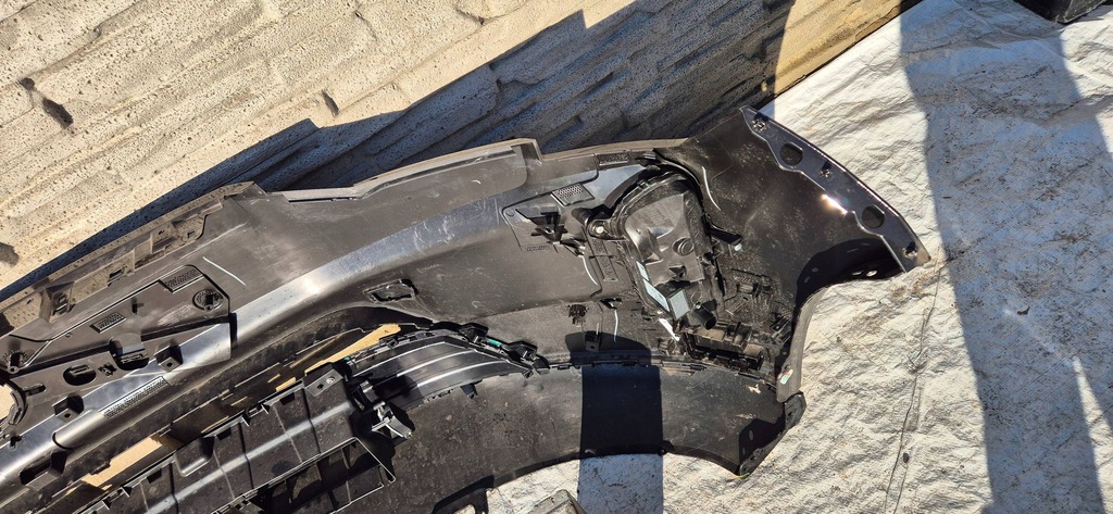 фото №11, Volvo ex90 24- бампер перед + жалюзі + правий drl led повний org