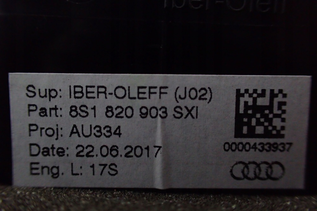 фото №6, Audi tt 8s решётка обдув 8s1820903