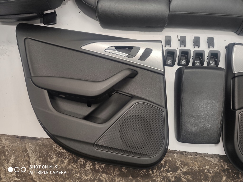 фото №11, Audi a6 c7 sedan сиденья заднее сиденье обшивки