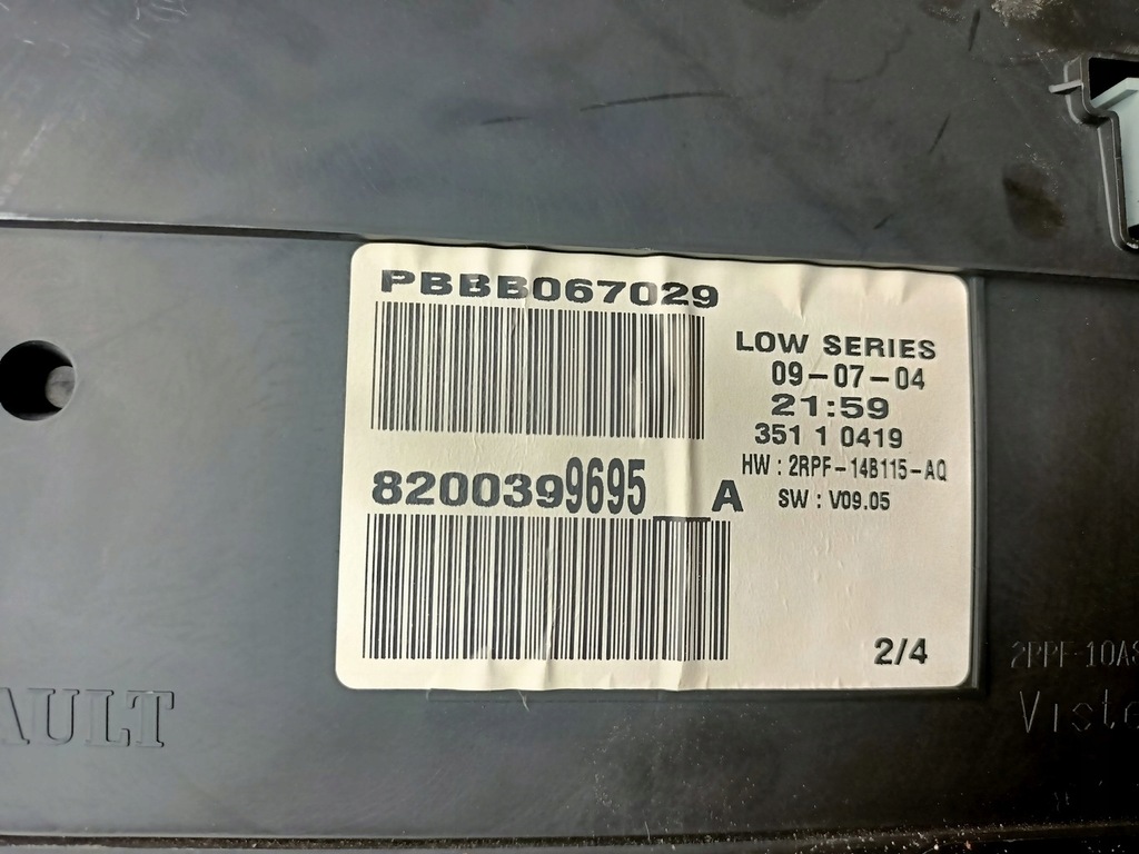 фото №3, Лічильник renault megane 2 1.9dci 8200399695a