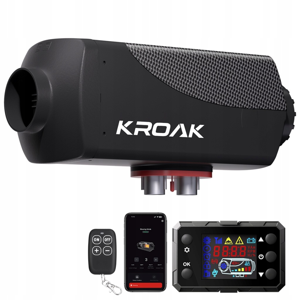 Обогреватель стояночный 8kw 12/24v отопитель дизель webasto bluetooth lcd Доставка