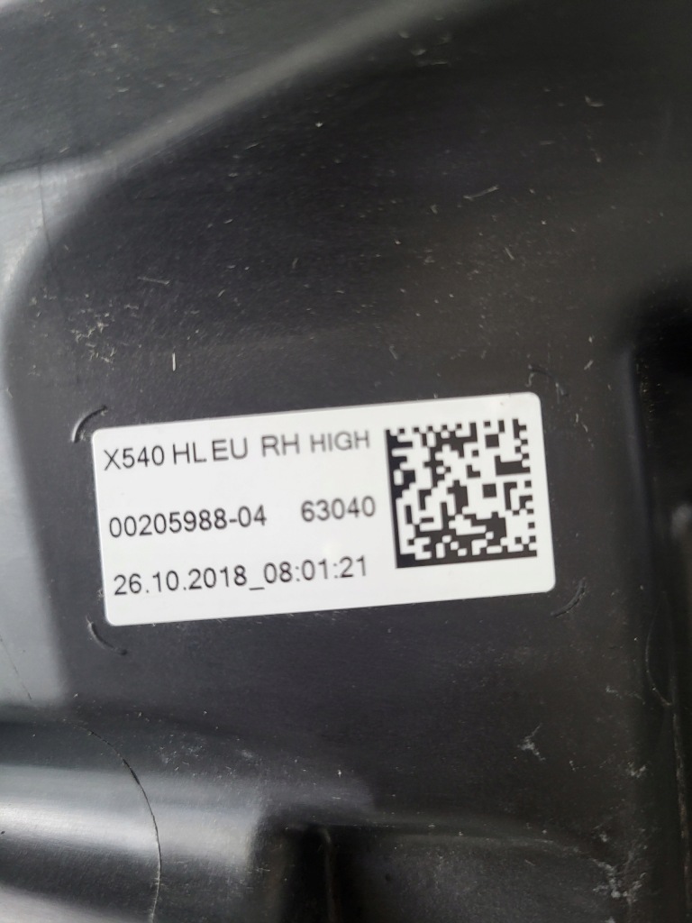 Лампа правая перед jaguar e-pace x540 full led high europa j9c3-13w029-hc Киев