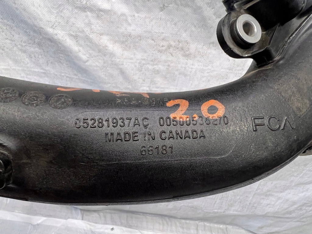 фото №3, Alfa romeo giulia stelvio шланг интеркулер