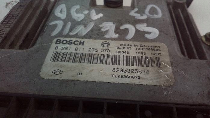 фото №7, Бортовой компьютер двигателя renaultscenicii 1,9dci 0281011275