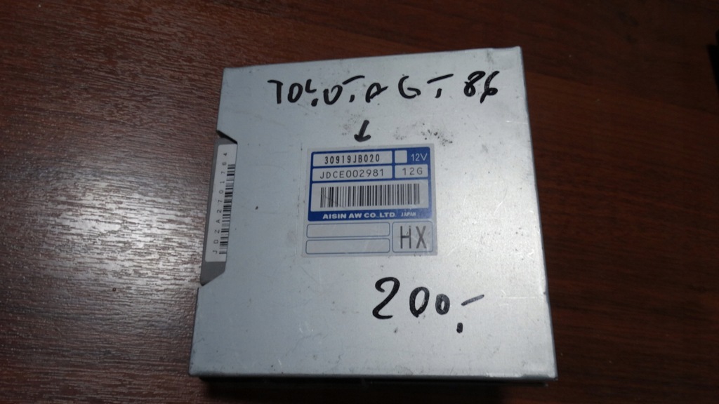 фото №1, Idealny модуль блок управления бортовой компьютер ecu toyota gt86 1