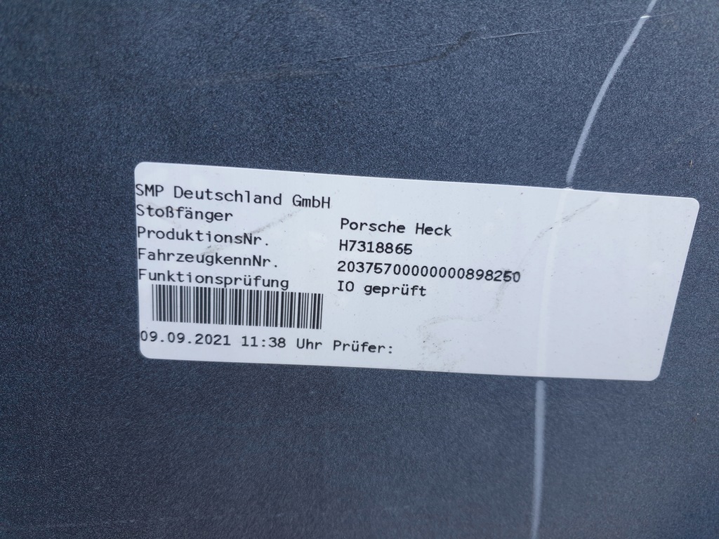 фото №13, Porsche taycan 9j1 бампер задний задняя org