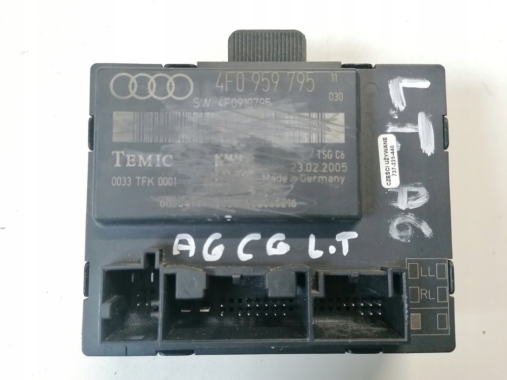 фото №1, Audi a6 c6 модуль блок керування двері задня лівий 4f0959795