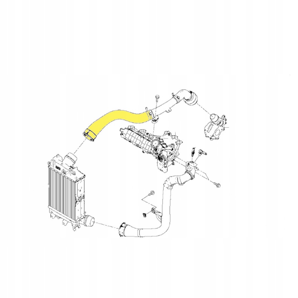 фото №2, Шланг труба turbo renault arkana captur 1.3 tce
