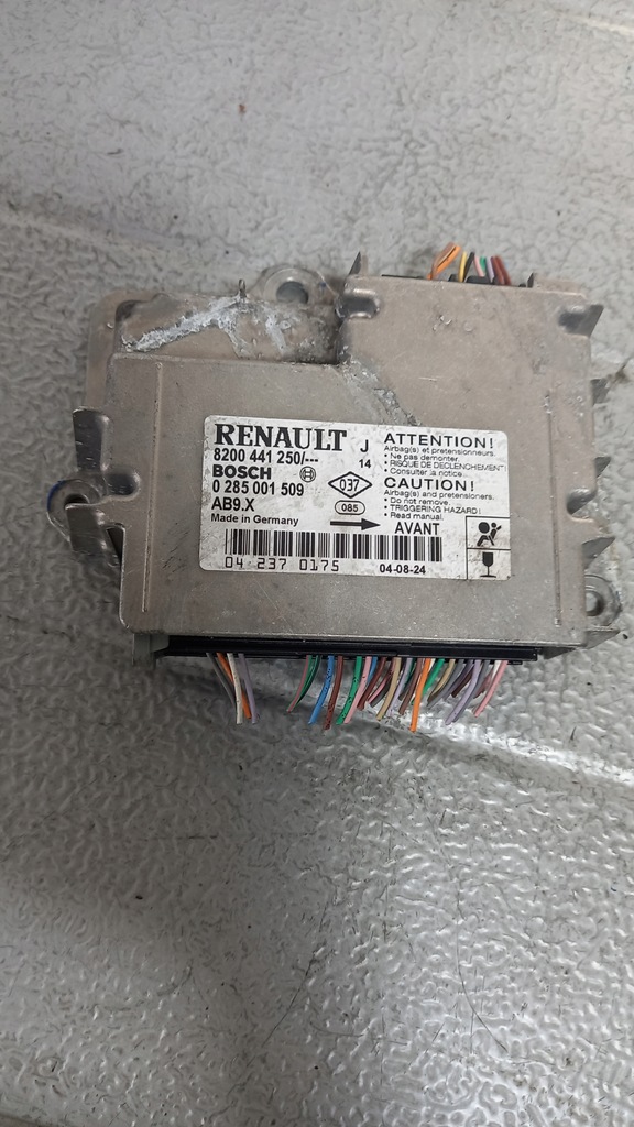 фото №2, Датчик подушка безопасности renault modus 1.5dci 04r