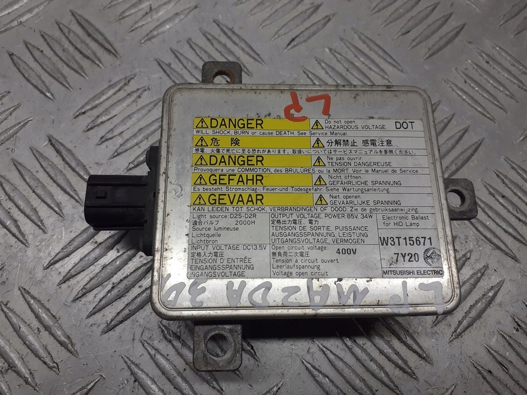 фото №1, Преобразователь света mazda 3 bk w3t15671