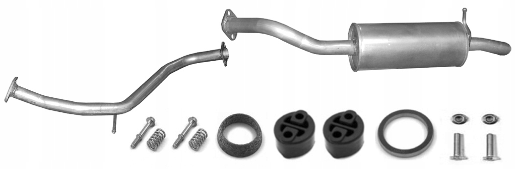 фото №1, Toyota auris 1.4 1.8 1.6 06-12r гаситель труба