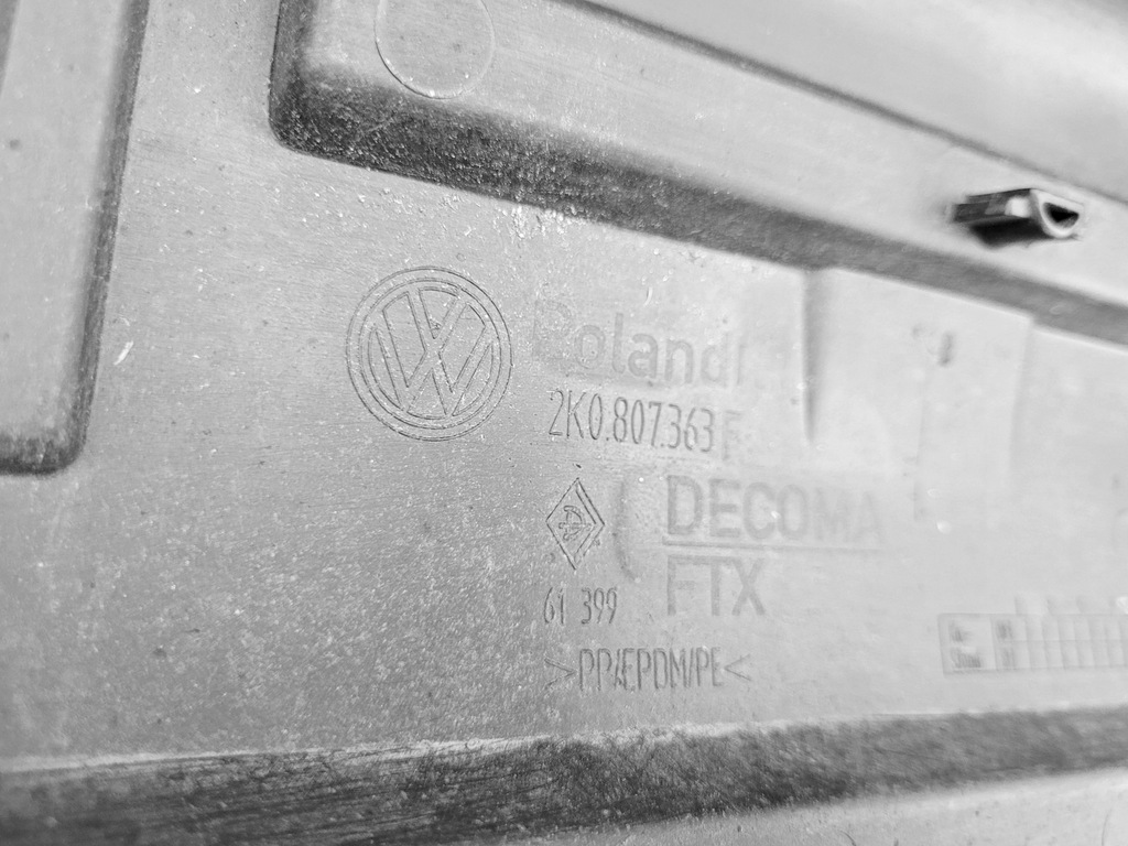 фото №7, Бампер задня задній vw volkswagen caddy 3 przed liftem 2003-2010