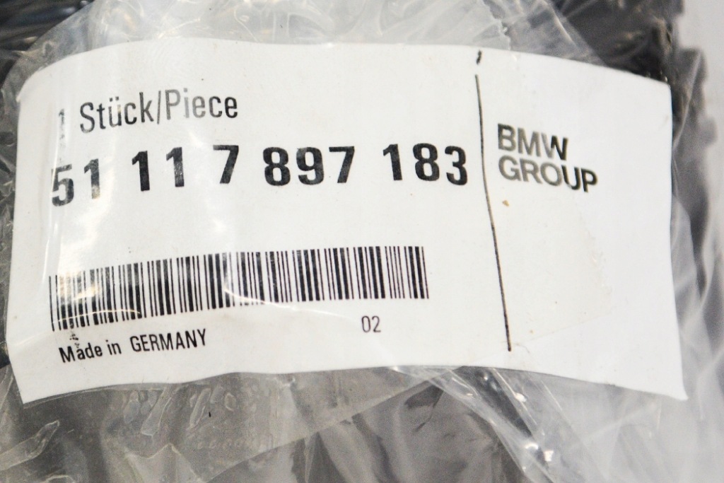 фото №7, Bmw 5 e60 передній правий бампер нижня захист решітка 51117897183оригінальна