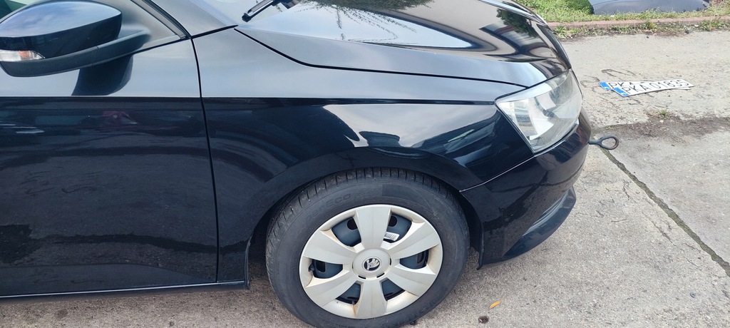 фото №8, Skoda fabia iii капот бампер крила лампи pas передній kompletny перед