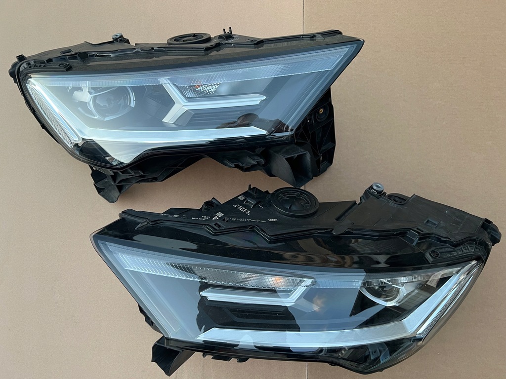 фото №16, Audi q7 4m lift 2020 лампи передні фари світлодіодний повний