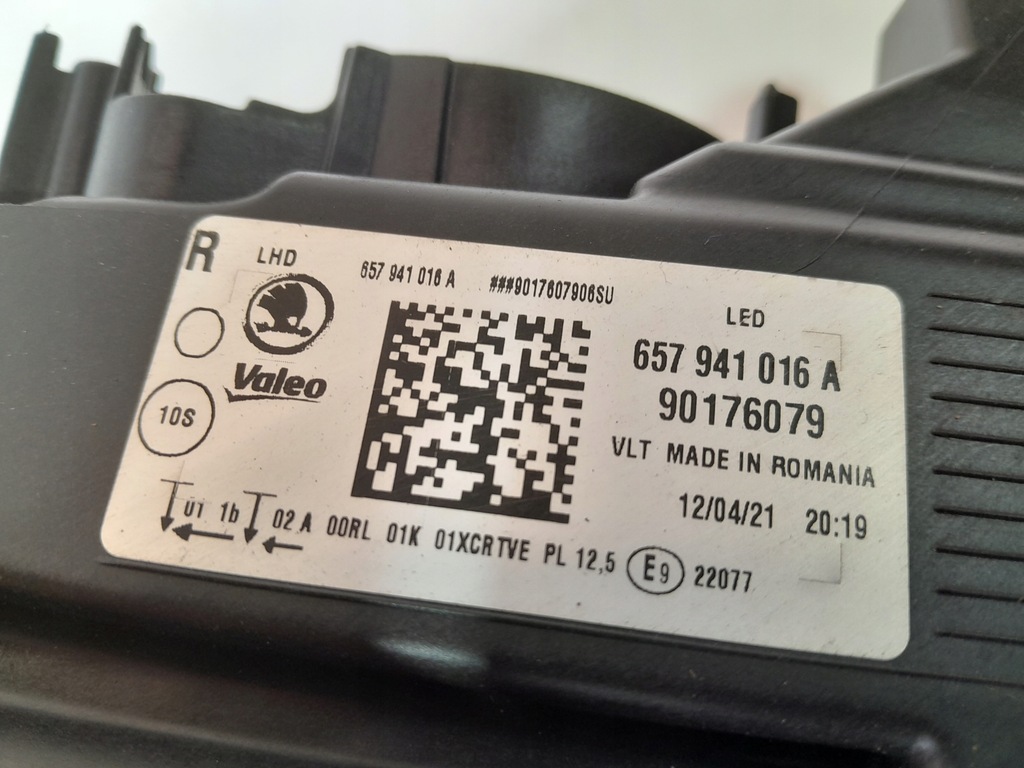 фото №9, Skoda scala full led crystal лампа права передня перед europa 657941016a