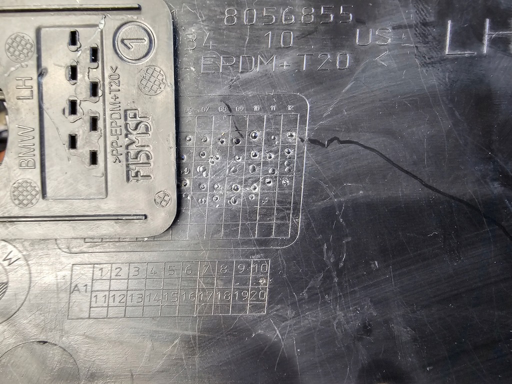 фото №8, Решётка бампера левая перед bmw x5 f15 m-pakiet 2013-2018