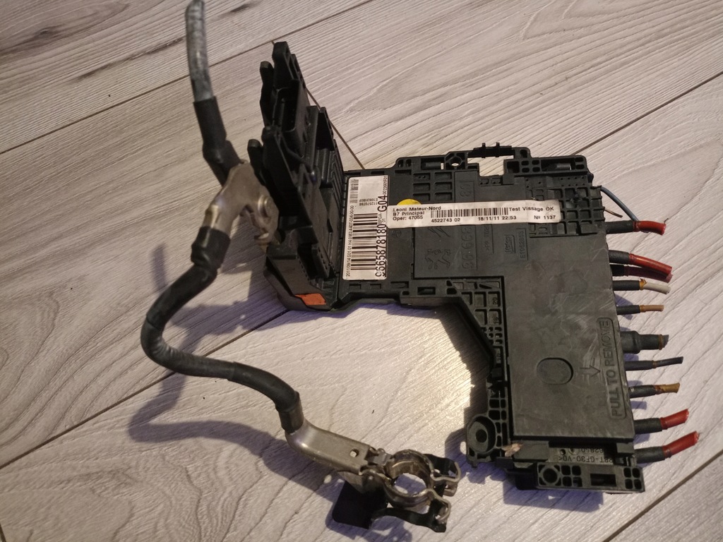 фото №1, Клема модуль напруги акумулятор psa 9665878180 citroen peugeot