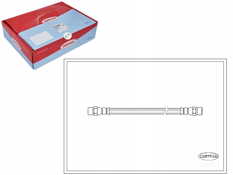 Купити Corteco шланг гальмівний 14289535 sl3152 83620404
